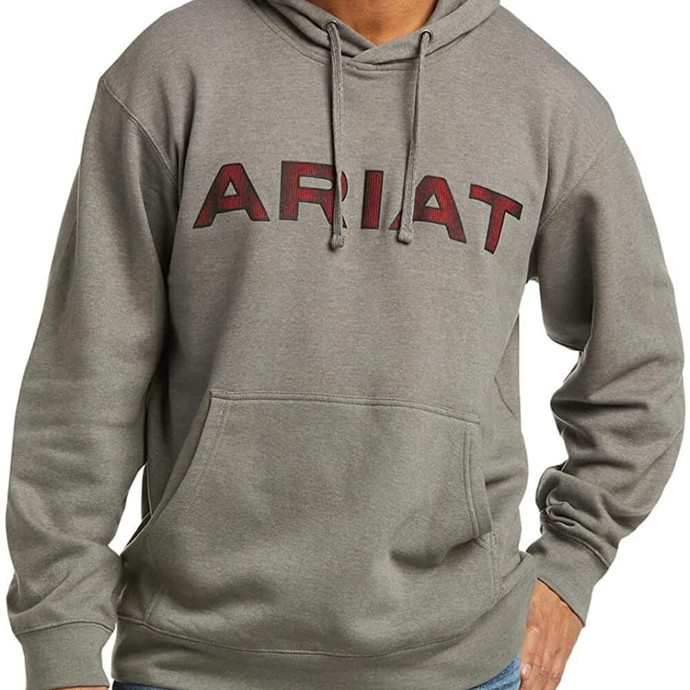 
                  
                    Gray Ariat Men's Graphic Hoodie
                  
                