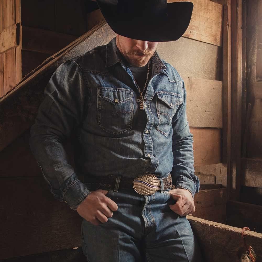 
                  
                    Montana Silversmiths In Blue Attitude Buckle
                  
                