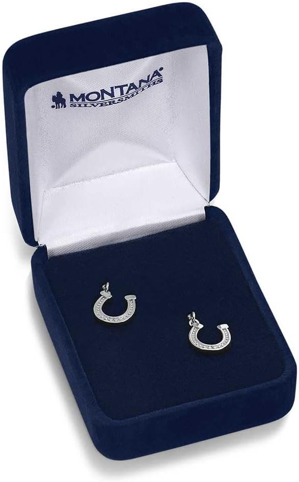 
                  
                    Montana Silversmiths Women's Dainty Horseshoe Earrings in Gift Box
                  
                