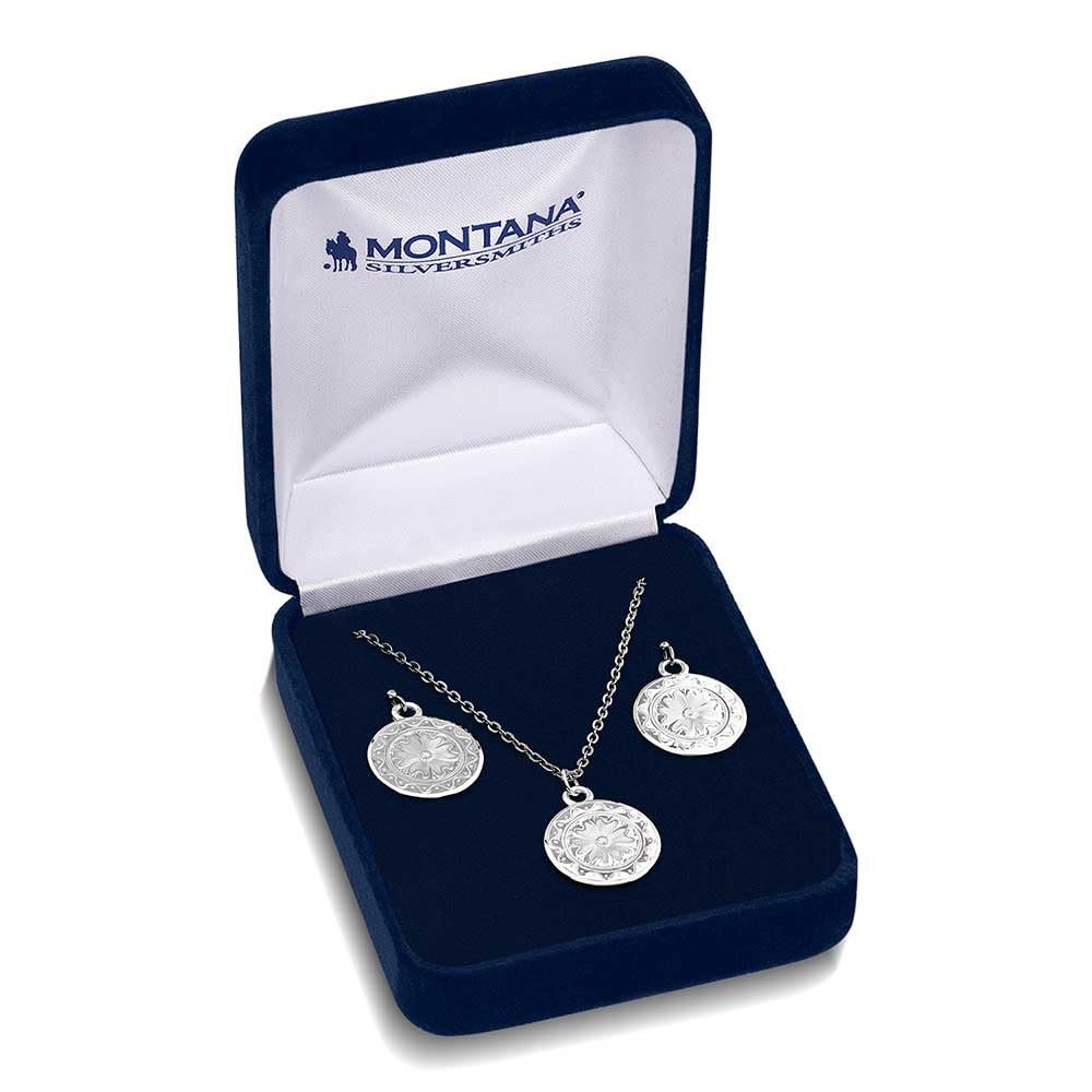 
                  
                    Montana Silversmiths Women's Framed Floral Jewelry Set in Gift Box
                  
                