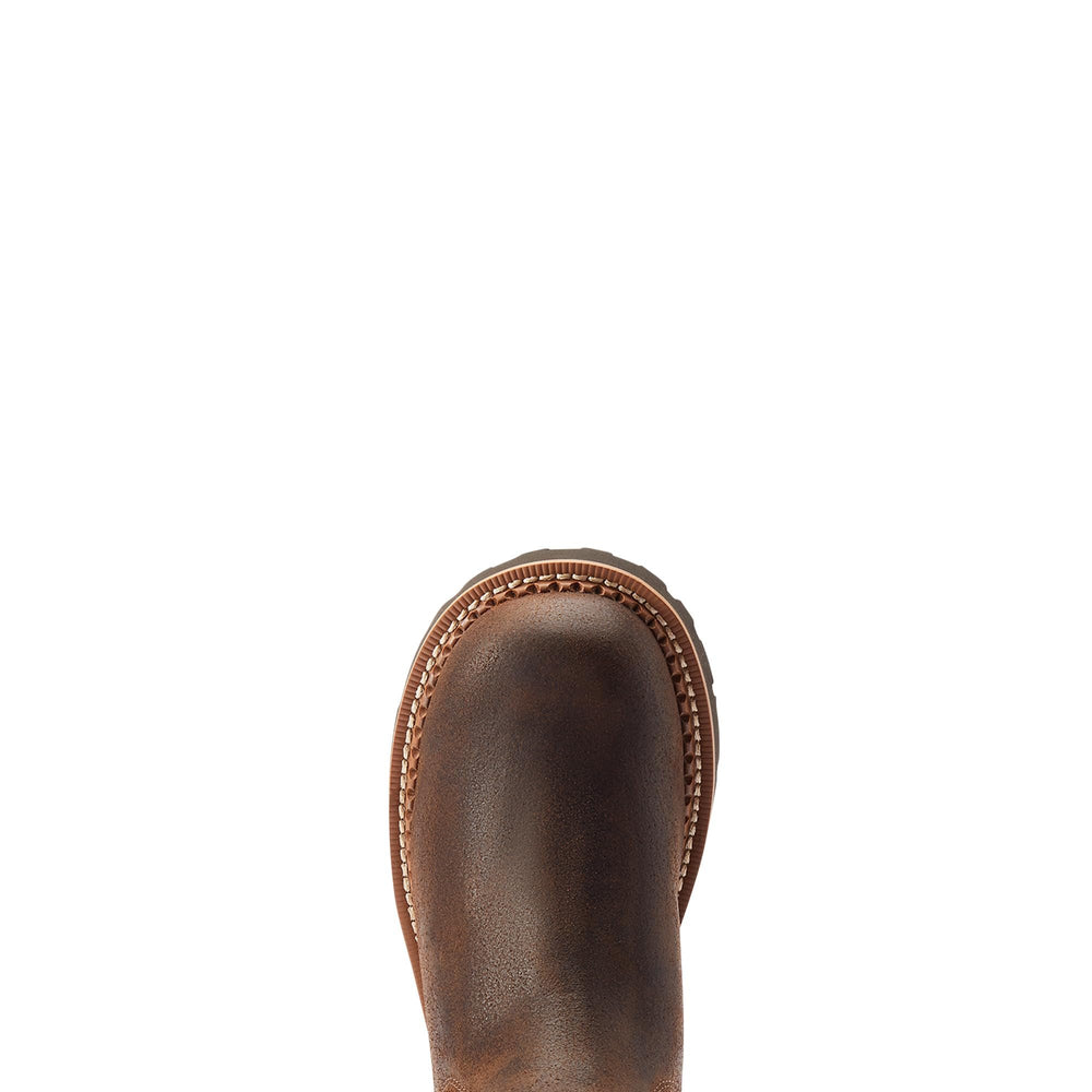 
                  
                    Toe box of Ariat Women's Fatbaby Chelsea Western Boot, Worn Hickory
                  
                