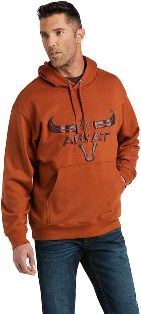 
                  
                    Orange Ariat Men's Graphic Hoodie
                  
                