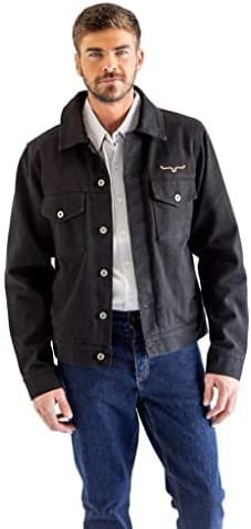 Kimes Ranch Men's Canvas Marshall Jacket in Black