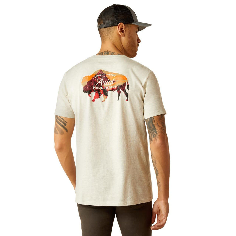 
                  
                    Back of Ariat Men's Bison Landscape T-Shirt
                  
                