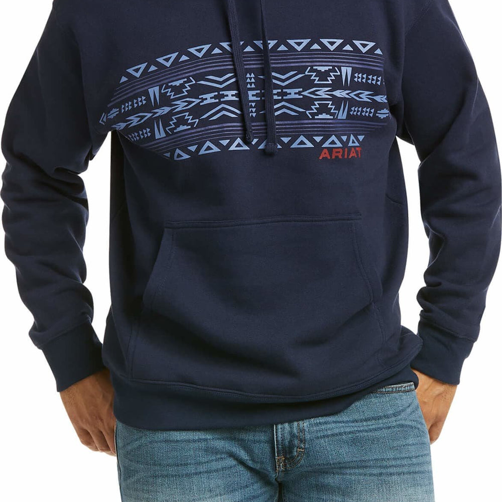
                  
                    Navy Ariat Men's Graphic Hoodie
                  
                