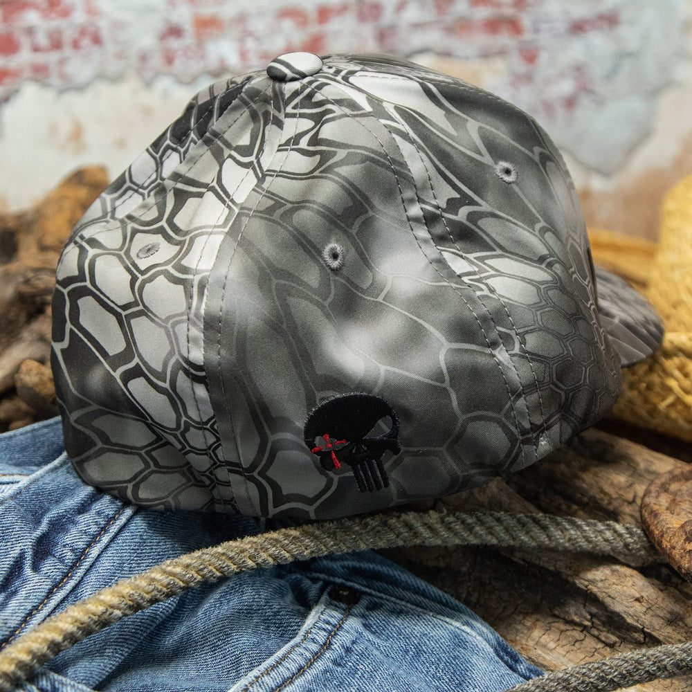 
                  
                    Top of Hooey Men's Chris Kyle Flexfit Fitted Hat, Grey Camo, Large/X-Large
                  
                