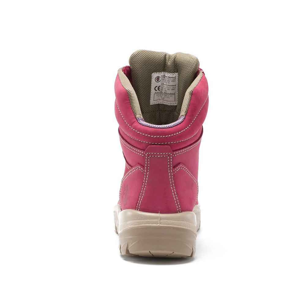 
                  
                    Back of Steel Blue Southern Cross Ladies Safety Boot in Pink
                  
                