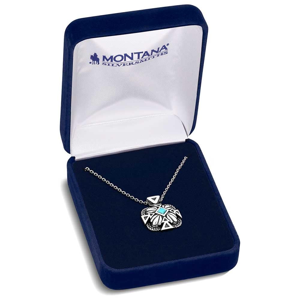 
                  
                    Montana Silversmiths Women's Desert Sage Turquoise Necklace in Blue Padded Box
                  
                