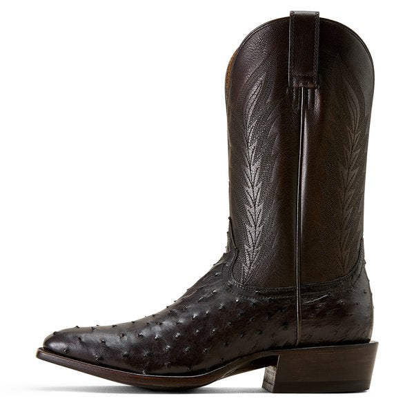 Ariat men’s full quill ostrich cowboy boots French toe