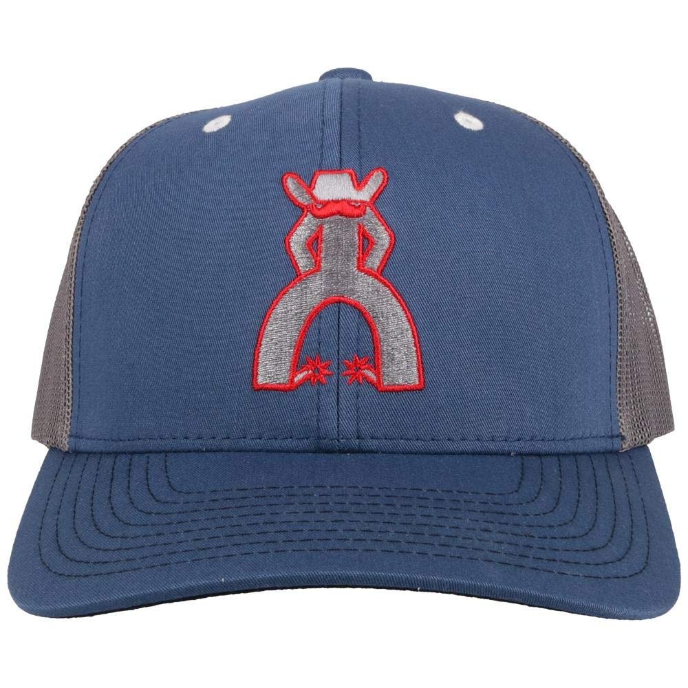 HOOEY Knox Punchy Gray/Black Adjustable Snapback Hat 
