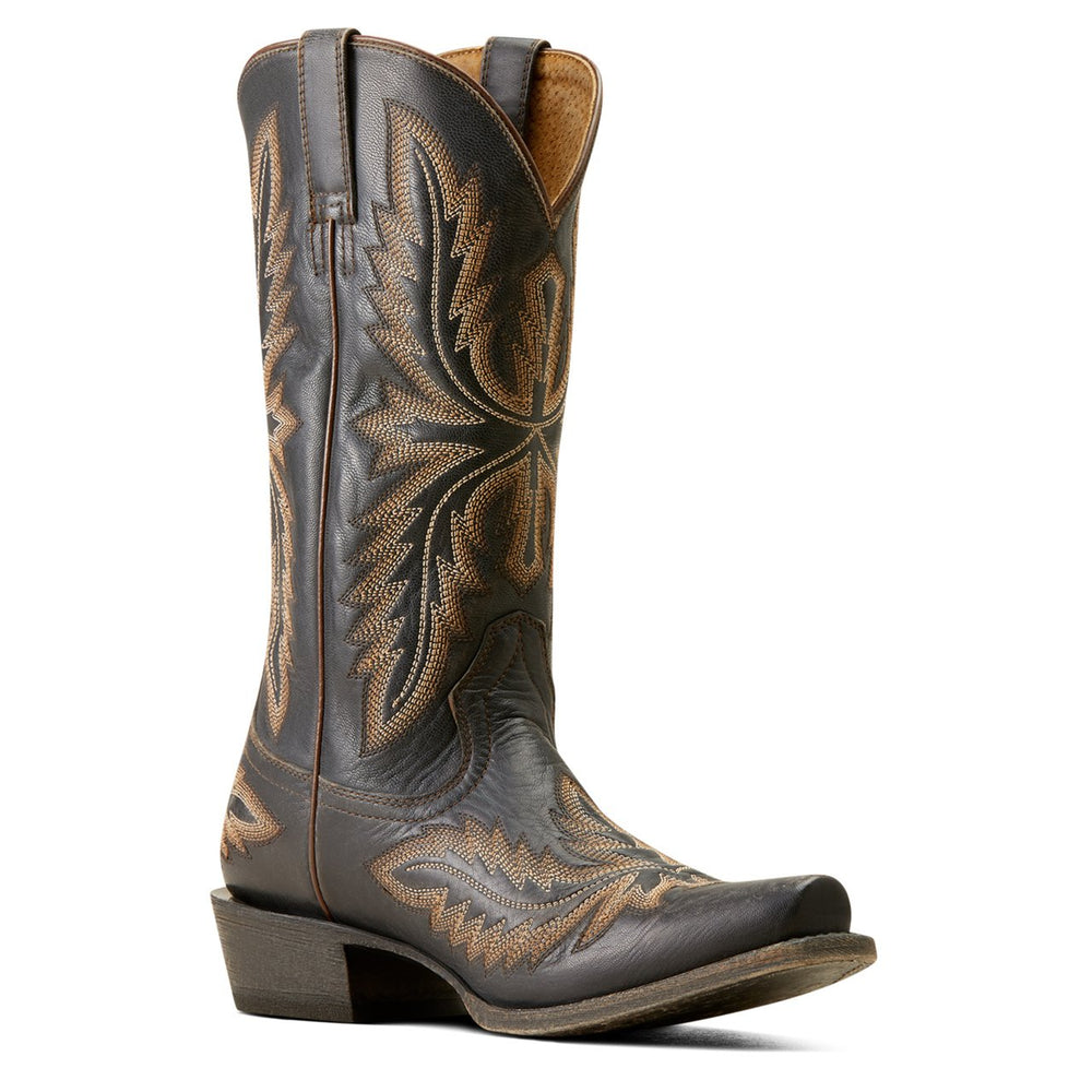 
                  
                    Front side view of Ariat Men's Ryman Western Boot, Old West Black
                  
                