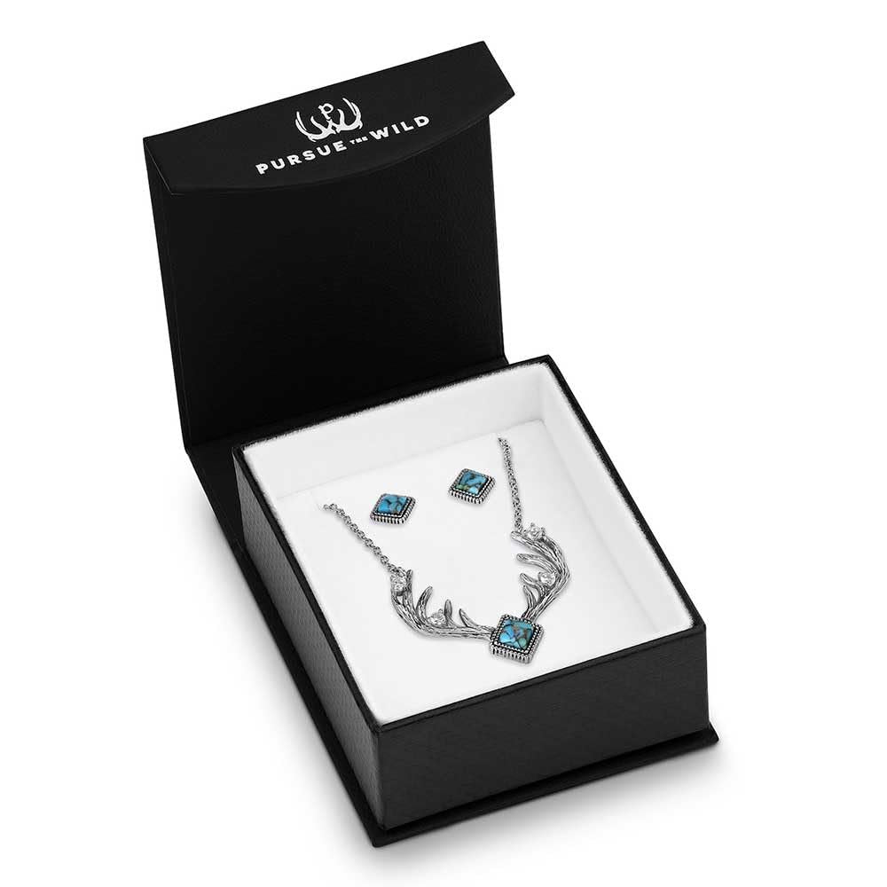 
                  
                    Montana Silversmiths Women's Rugged Beauty Turquoise Jewelry Set in gift box
                  
                