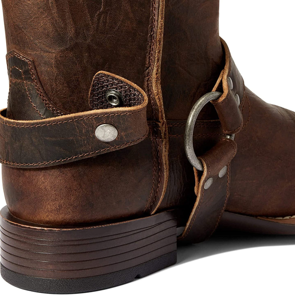 
                  
                    Heel of Ariat Men's Harness Patriot Ultra Western Boot in Bar Top Brown
                  
                