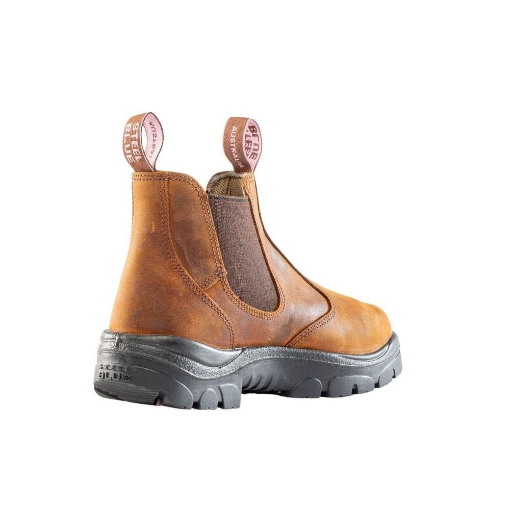 
                  
                    Alternate Back Angled View of Steel Blue Hobart Ladies Work Boot
                  
                