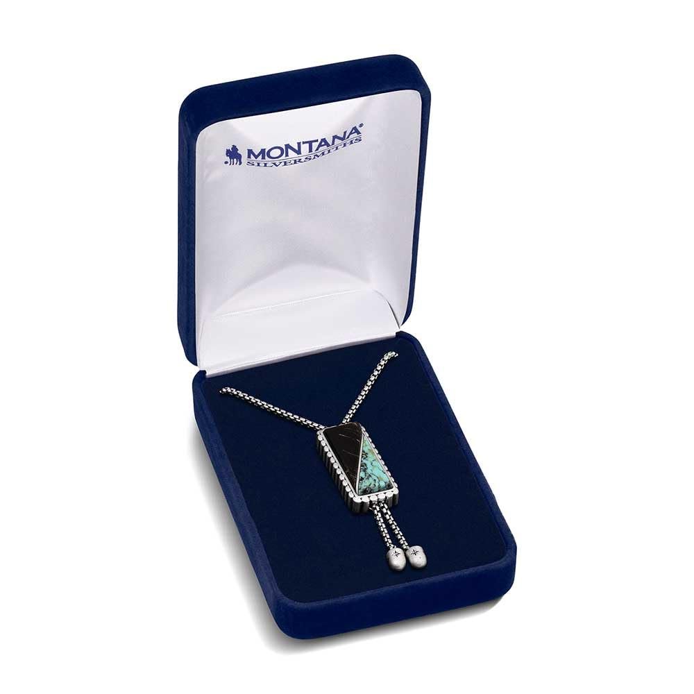 
                  
                    Montana Silversmiths Women's Double Essence Bolo Necklace in Gift Box
                  
                