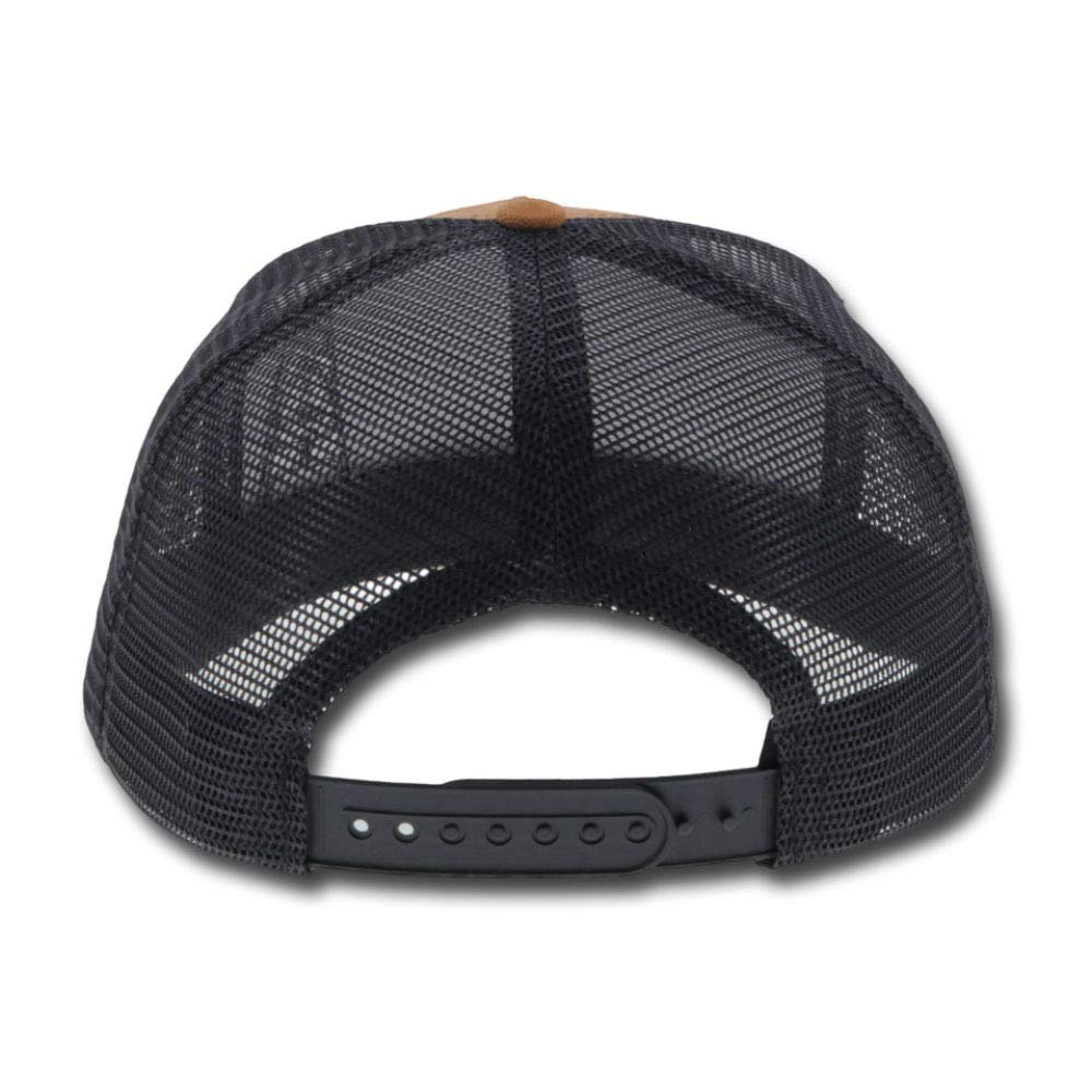 Back of Hooey HOG Tan/Black Snapback Hat