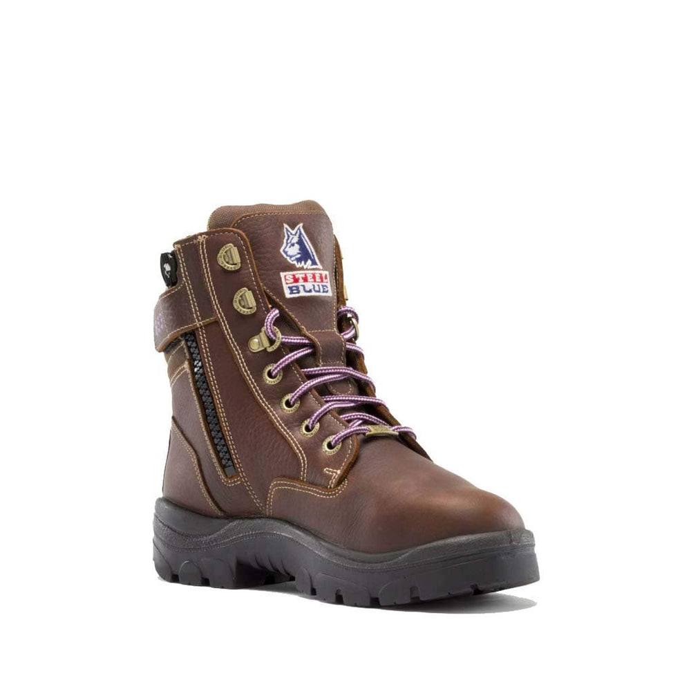 Steel Blue Southern Cross Zip Ladies: Met / PR Midsole Work Boot