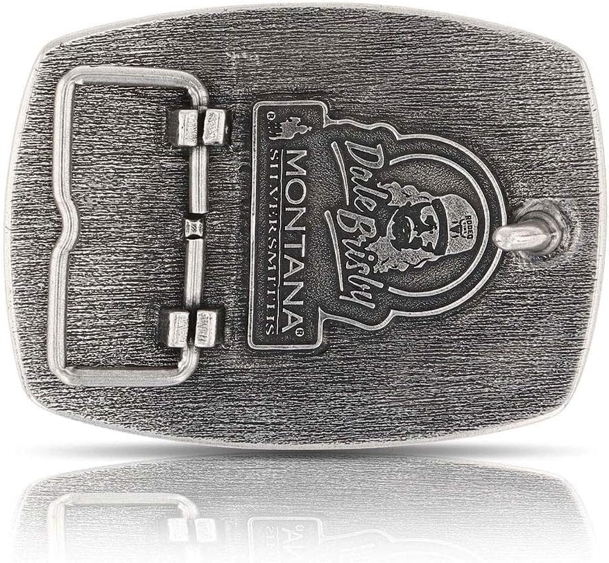 Back of Montana Silversmiths Dale Brisby Super Puncher Belt Buckle