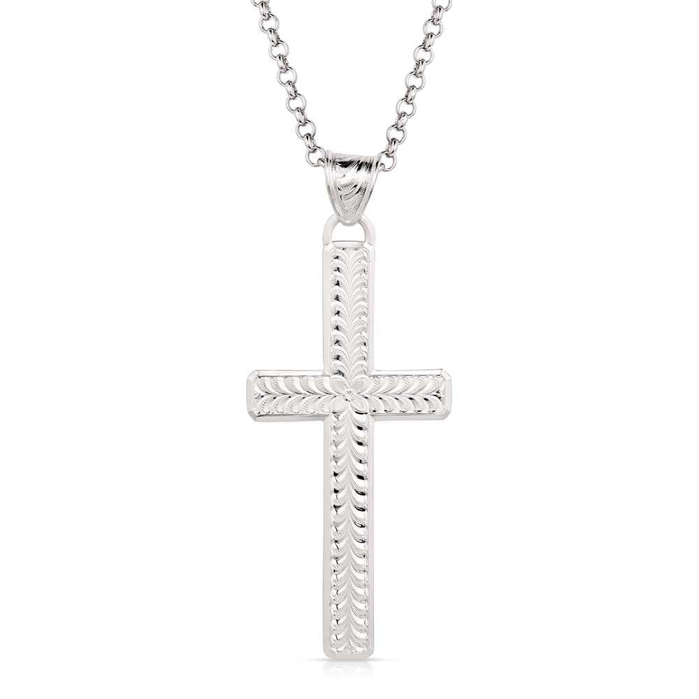 Montana Silversmiths Women's Brilliant Belief Cross Necklace