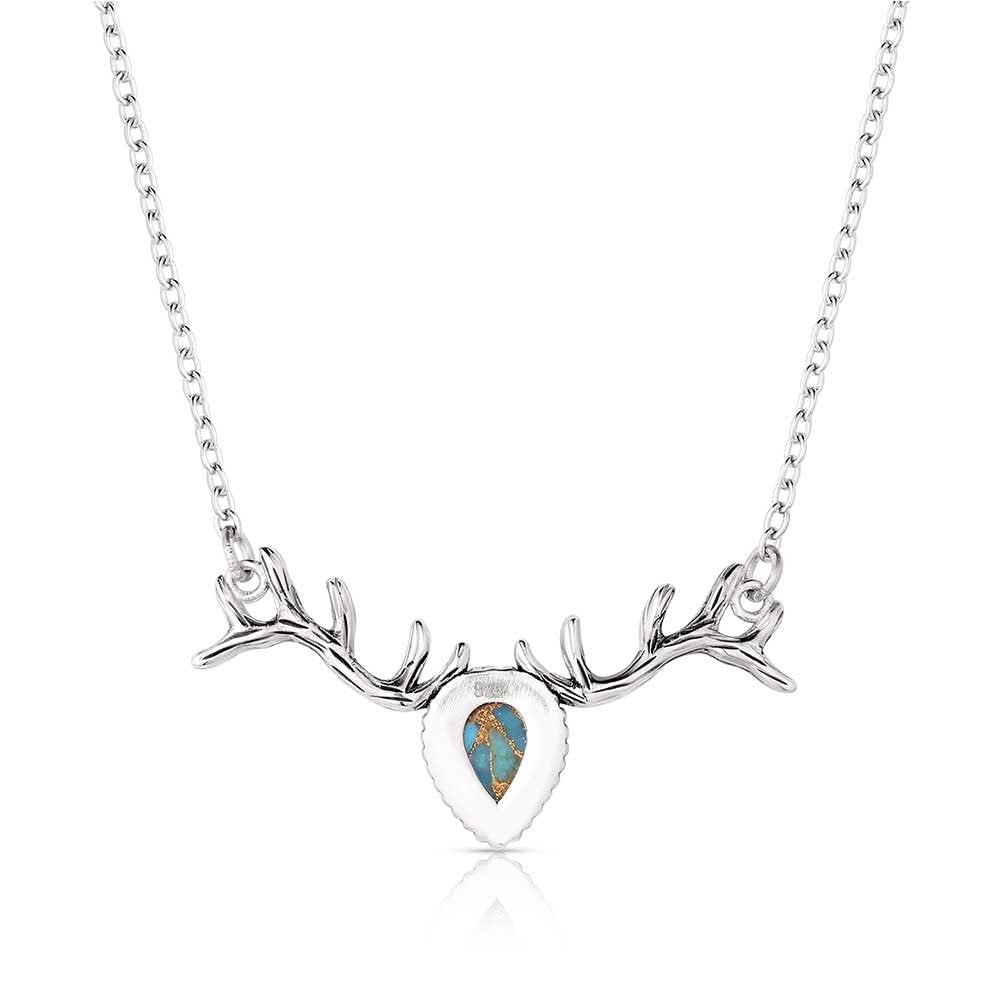Back of Montana Silversmiths Alpine Embrace Turquoise Necklace