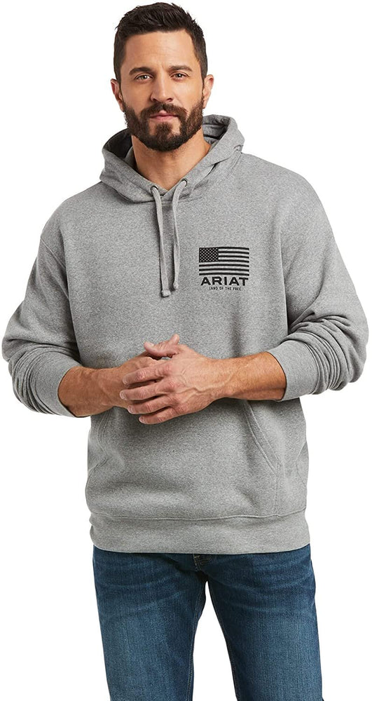 
                  
                    Gray Ariat Men's Graphic Hoodie
                  
                