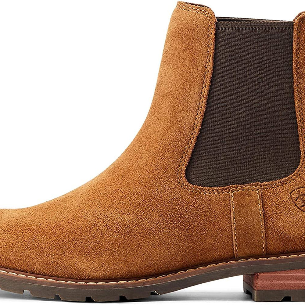 Side Profile of Ariat Women's Wexford Chelsea Boot in Chestnut