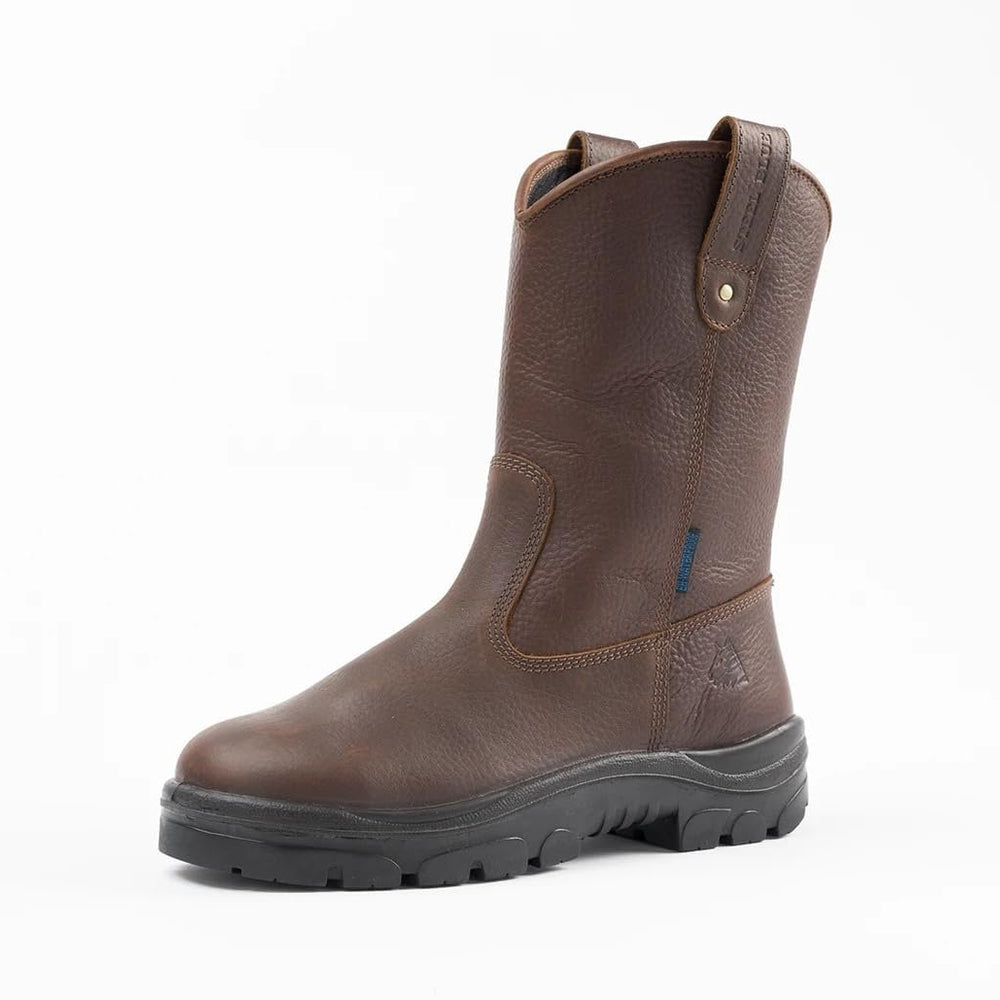 
                  
                    Side of Steel Blue Heeler Soft Toe Work Boot
                  
                