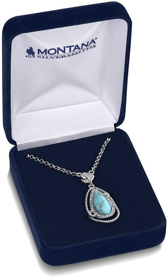 
                  
                    Montana Silversmiths Women's Tied & True Turquoise Necklace in Gift Box
                  
                