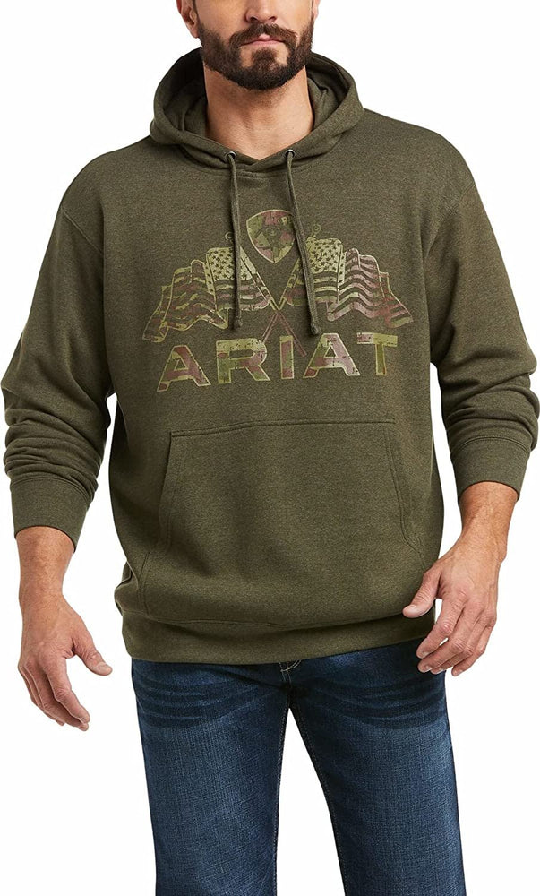 
                  
                    Olive Ariat Men's Graphic Hoodie
                  
                