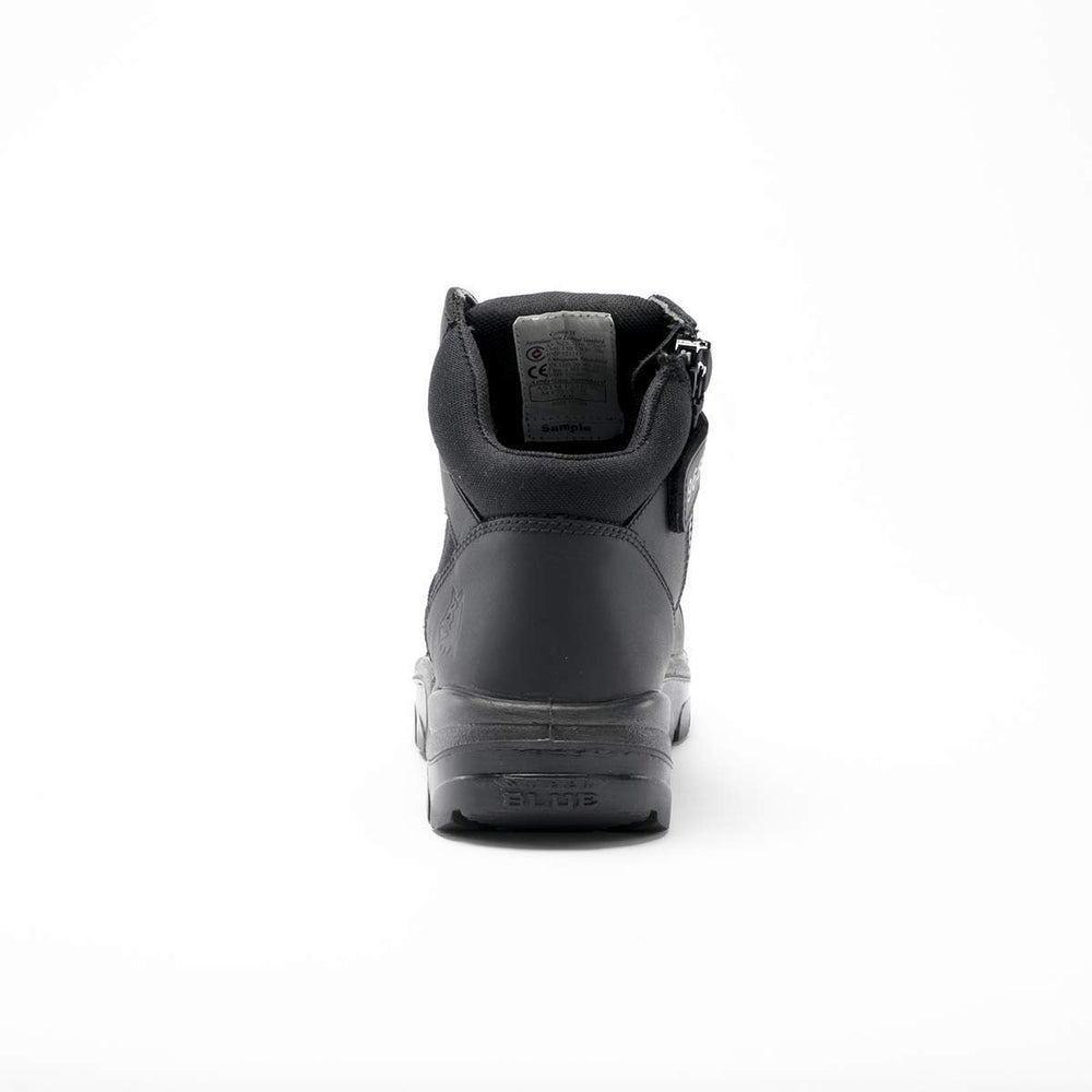 
                  
                    Back of Steel Blue Parkes Zip Work Boot in Black
                  
                