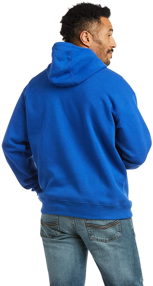 
                  
                    Back of Blue Ariat Men's Graphic Hoodie
                  
                