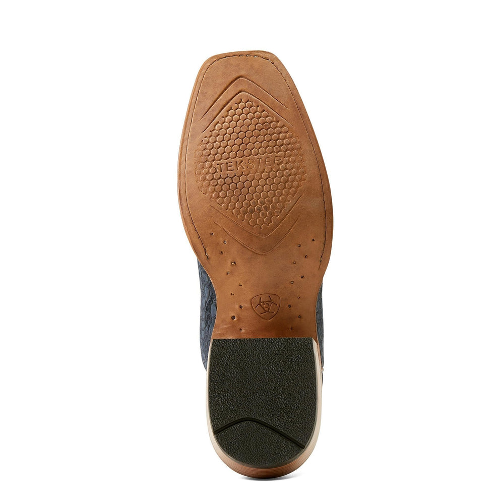 
                  
                    Ariat Men's Futurity Finalist Western Boot, Navy Sueded Caiman
                  
                