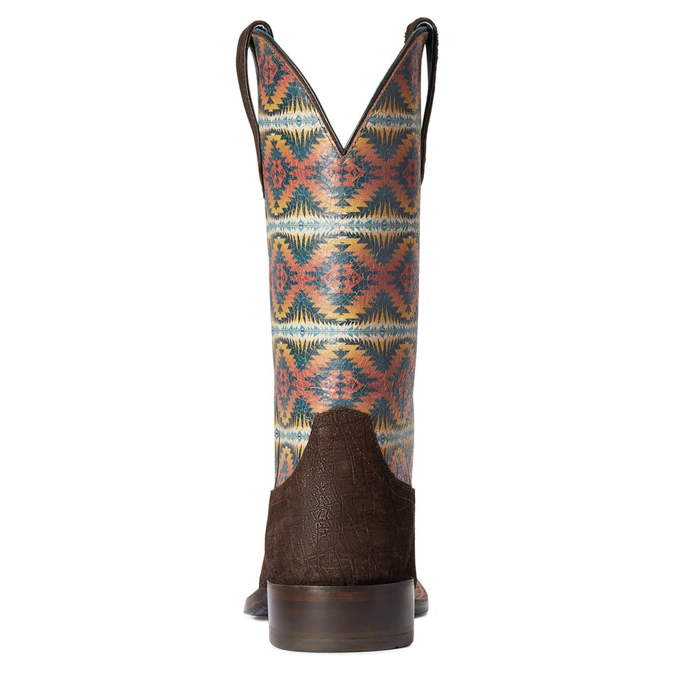 
                  
                    Back of Ariat Men's Circuit Proud Western Boot in Dark Coffee/Night Dance
                  
                