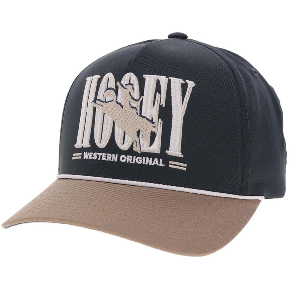 HOOey Wild Ride western cowboy rope hat with snapback closure