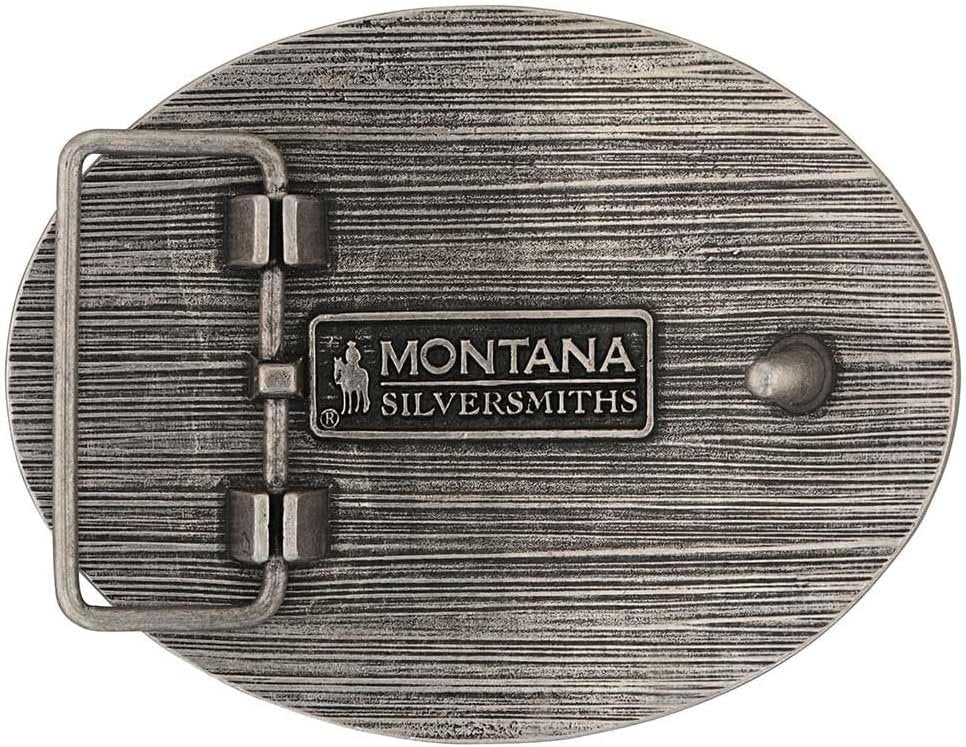 Back of Montana Silversmiths Mountain Majesty Attitude Buckle
