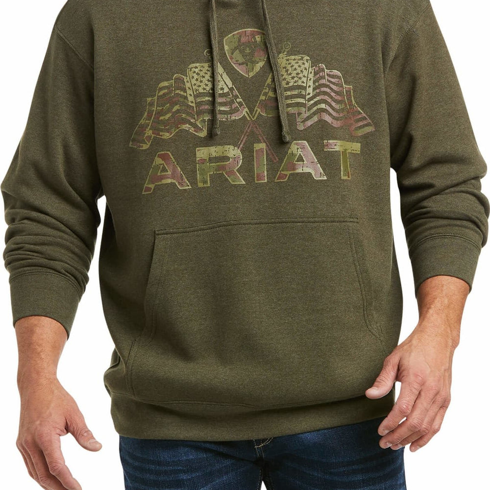 
                  
                    Olive Ariat Men's Graphic Hoodie
                  
                