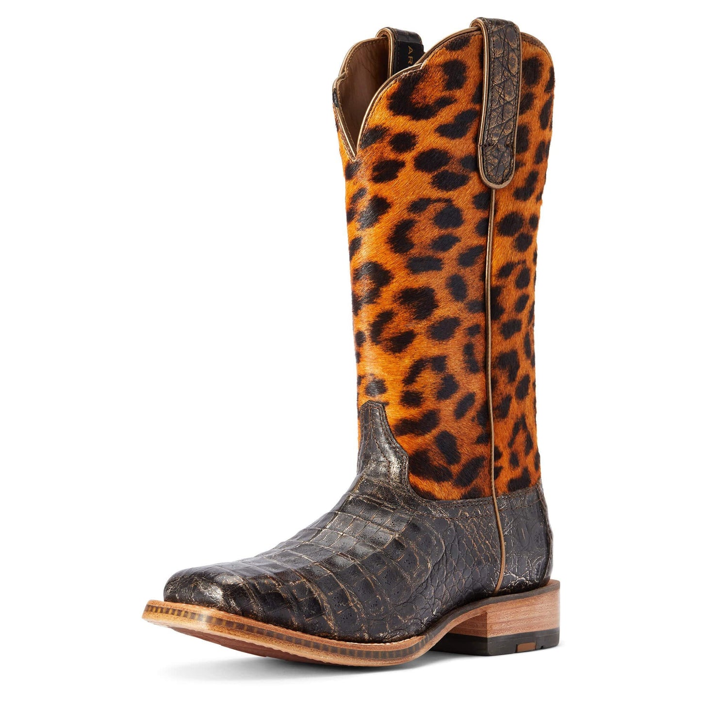 Ariat Women's Donatella Exotic Caiman Western Boots - Broad Square Toe