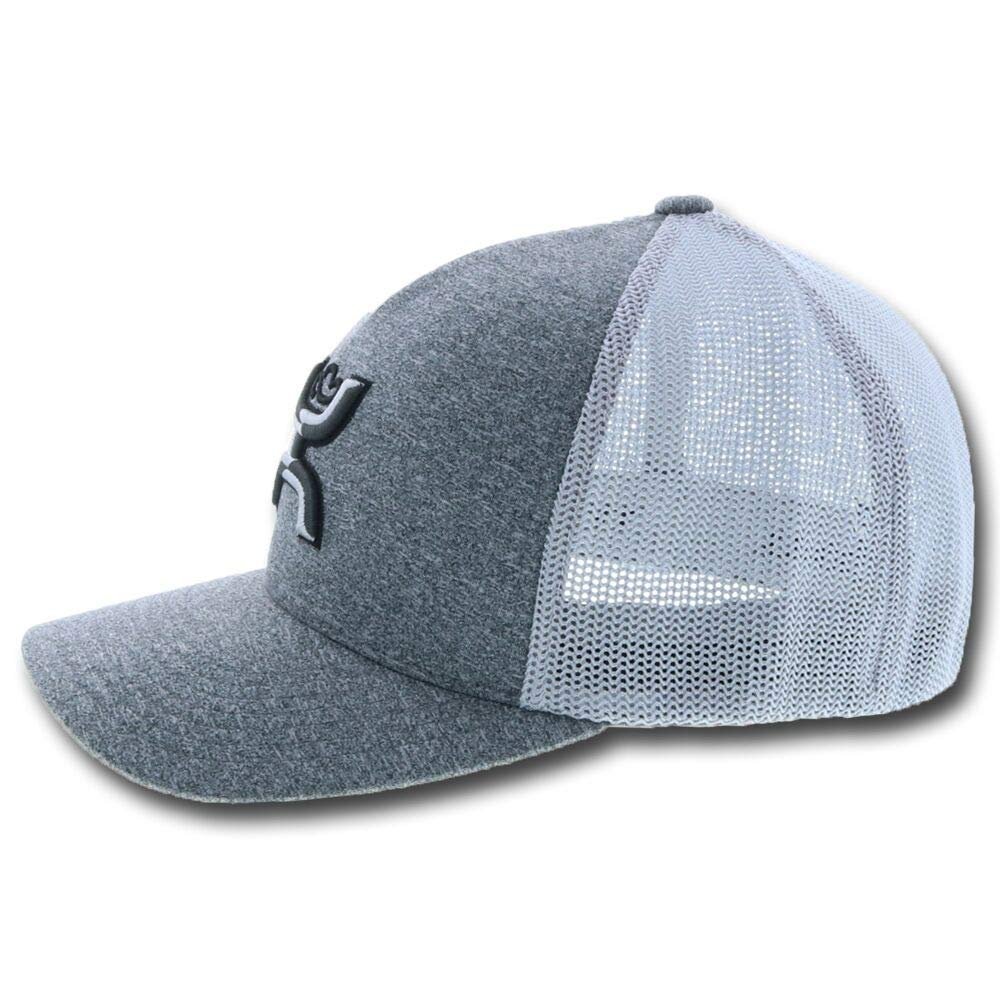 HOOEY Men's Coach 2-Tone Embroidered Logo Cap Heather Grey