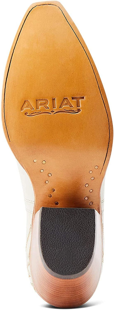 
                  
                    Outsole of Ariat Women's Dixon Western Bootie in Blanco
                  
                
