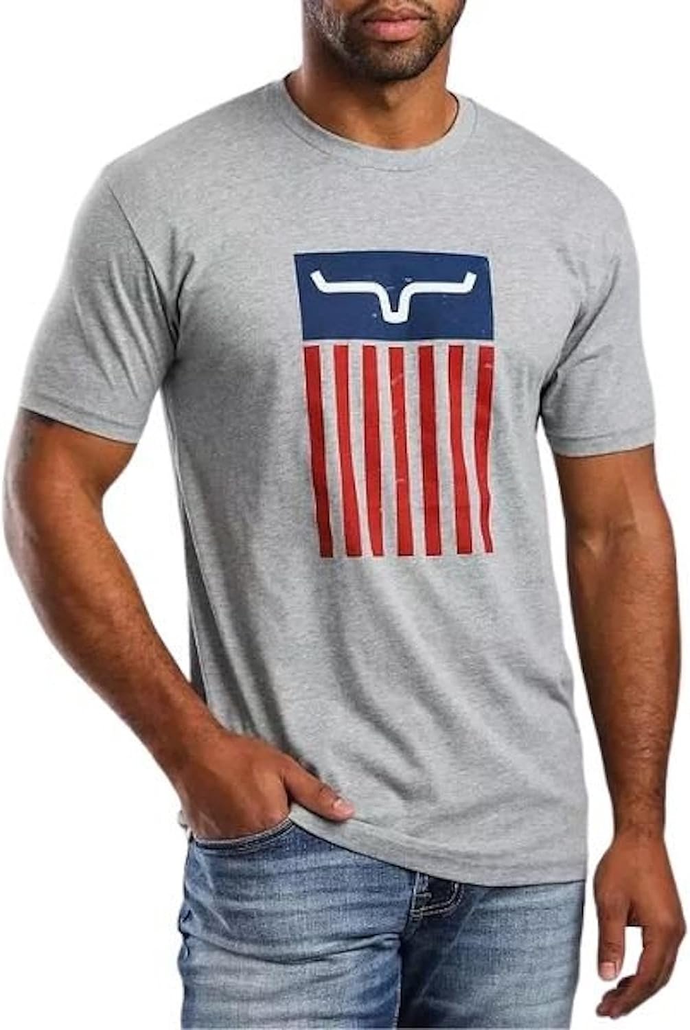 Kimes Ranch Men's Cody T-Shirt in Dark Grey Heather