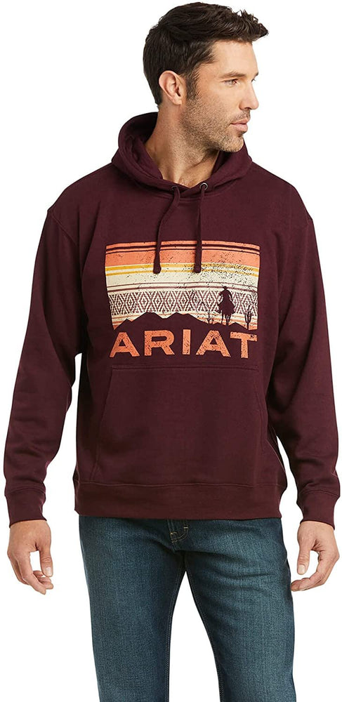 
                  
                    Maroon Ariat Men's Graphic Hoodie
                  
                