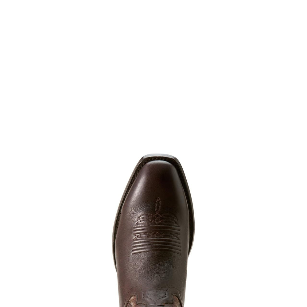 
                  
                    Toe Box of Ariat Men's Willie Western Boot in Bittersweet Chocolate
                  
                