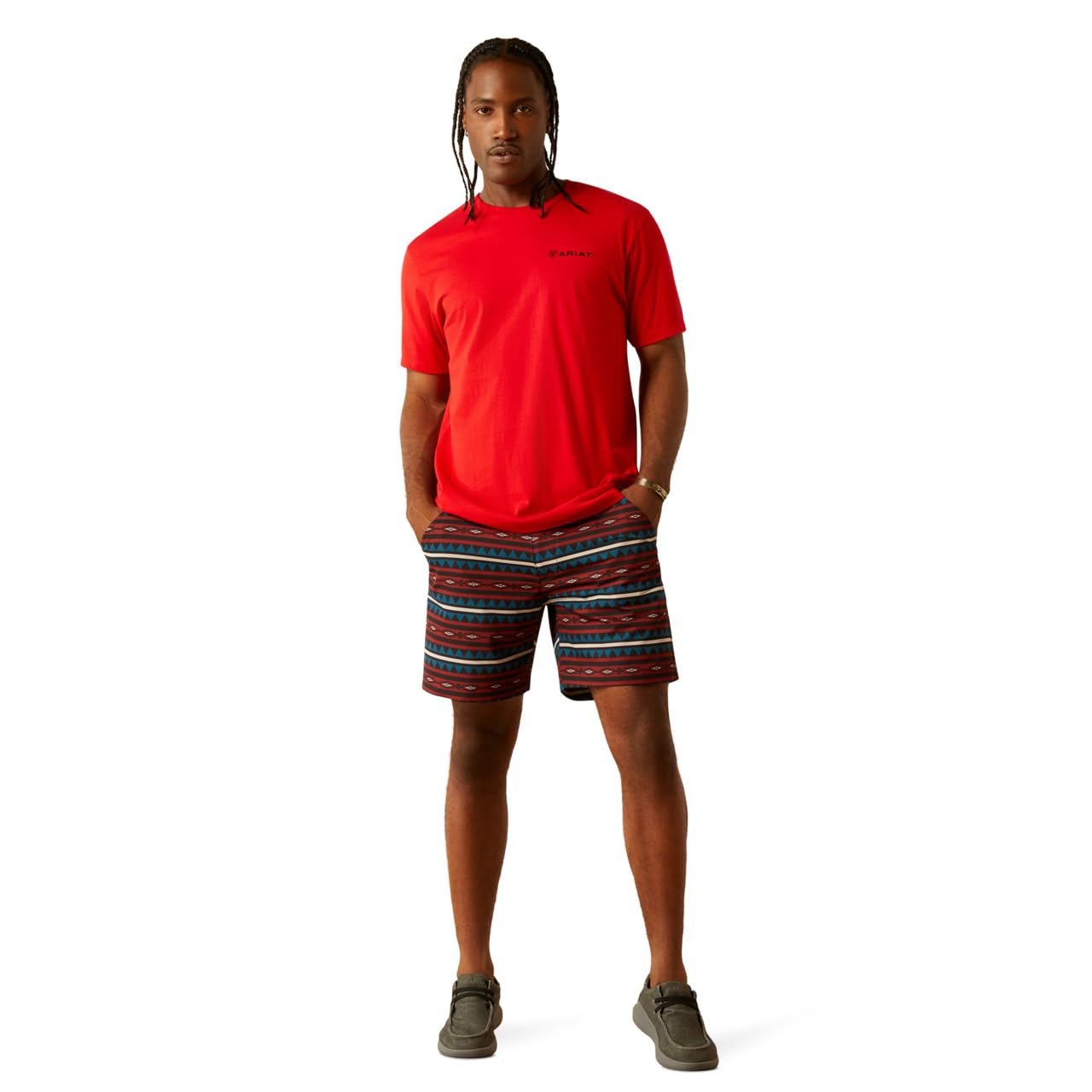 Man Wearing Ariat Men's Proud Farmer T-Shirt