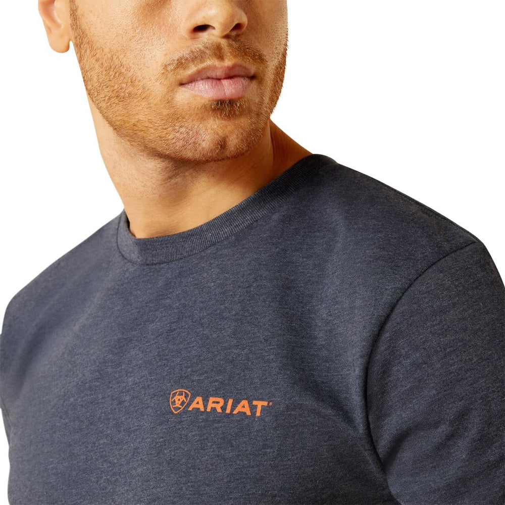 
                  
                    Logo on Ariat Men's Eagle Rock T-Shirt
                  
                