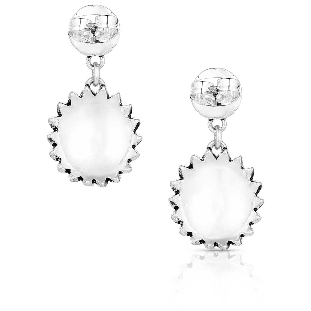 Montana Silversmiths Women's Heyday Blossom Turquoise Earrings