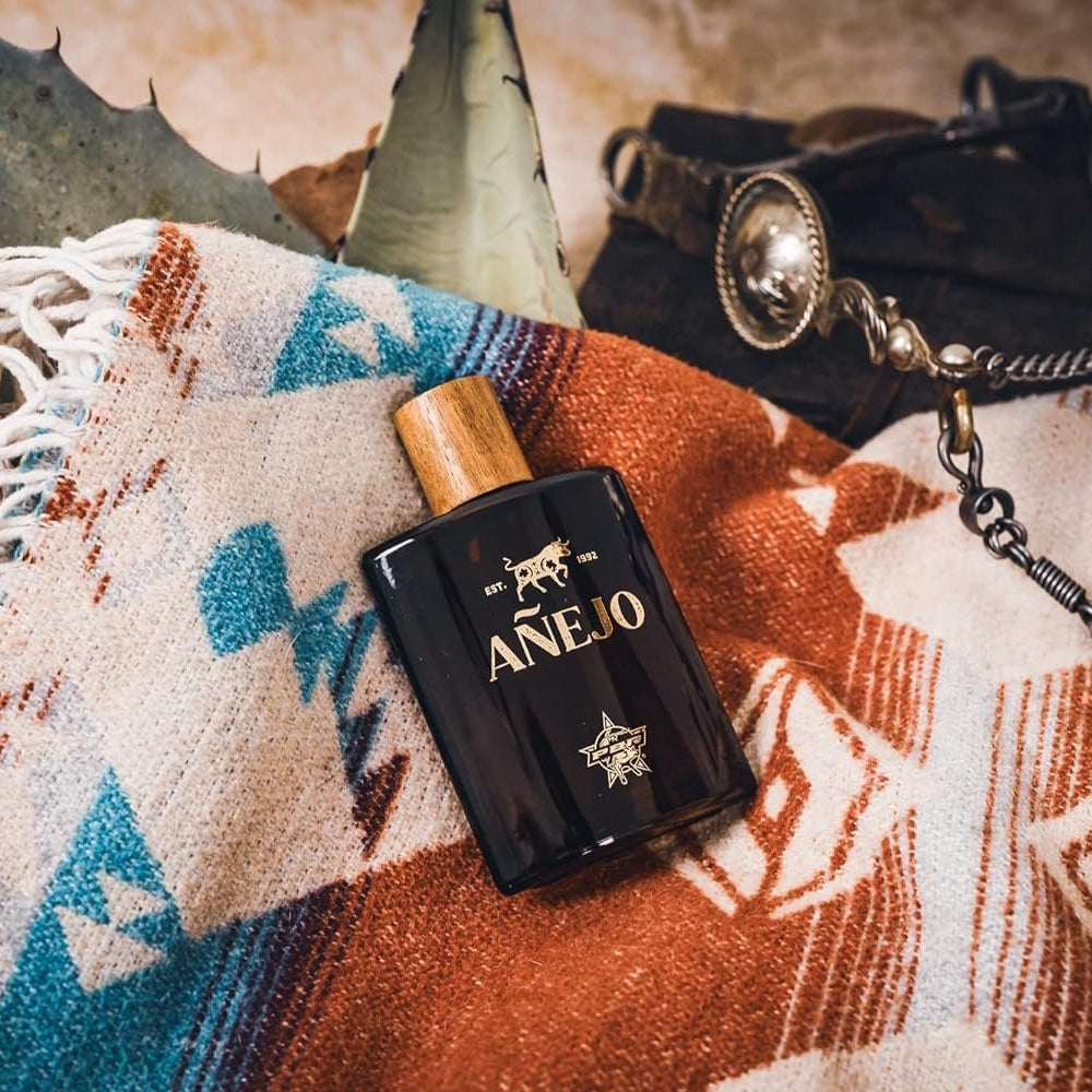 
                  
                    Bottle of Tru Western Men's PBR Añejo Cologne on Blanket
                  
                