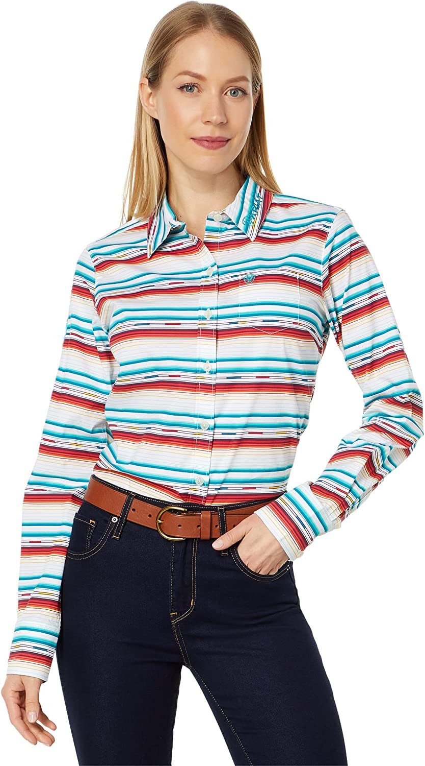 Ariat Women's Team Kirby Stretch Shirt in Rosa Serape