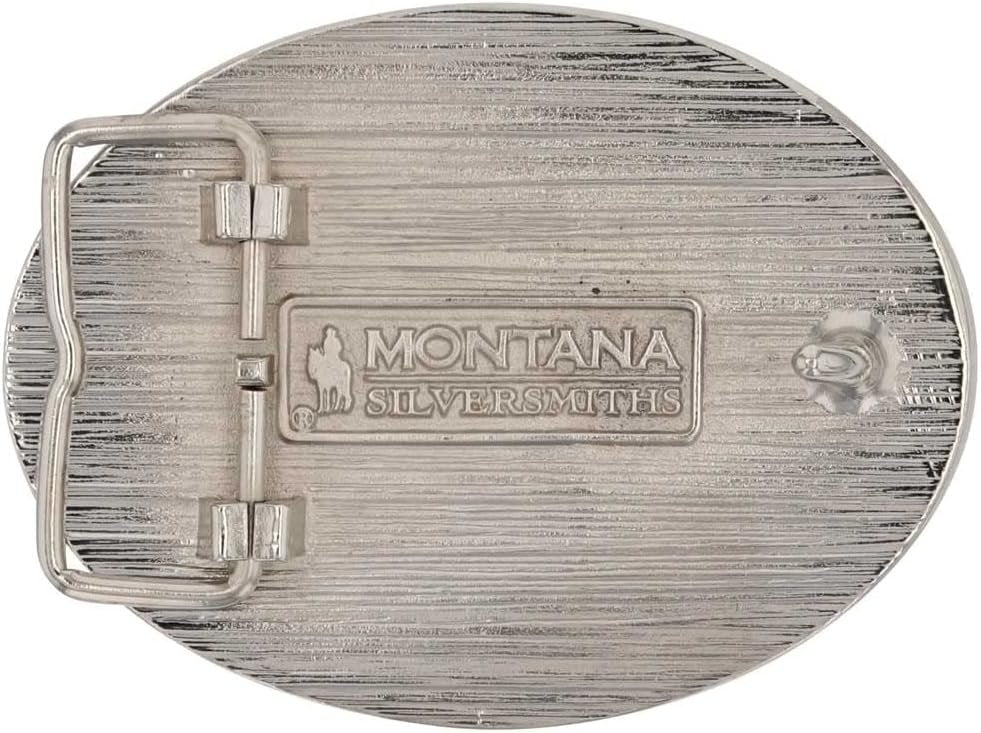 Back of Montana Silversmiths Southwest Sights Attitude Belt Buckle