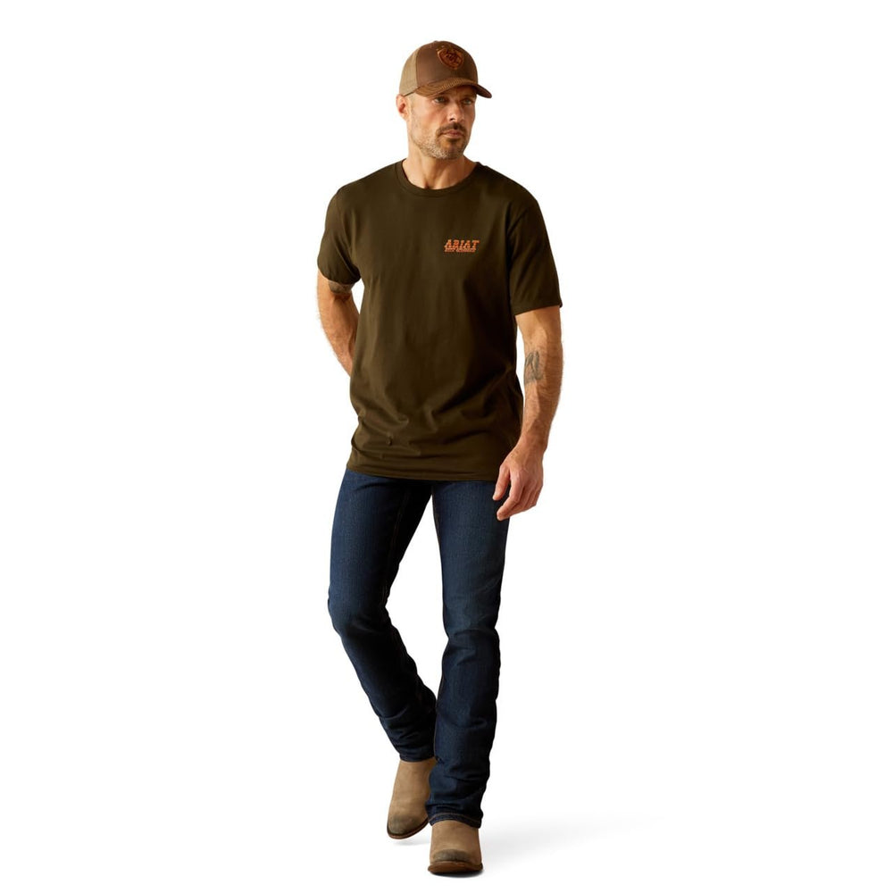 
                  
                    Man Wearing Ariat Men's Armadillo on a Half Shell T-Shirt
                  
                