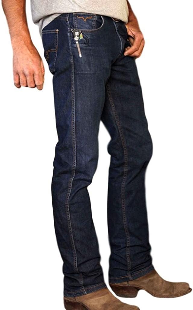 Side of Kimes Ranch Cal Blue Men's Straight Fit Jeans
